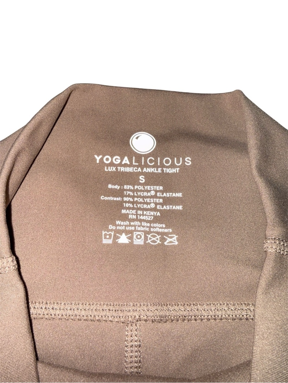Yogalicious Brown Pocket Leggings - Picture 6 of 6